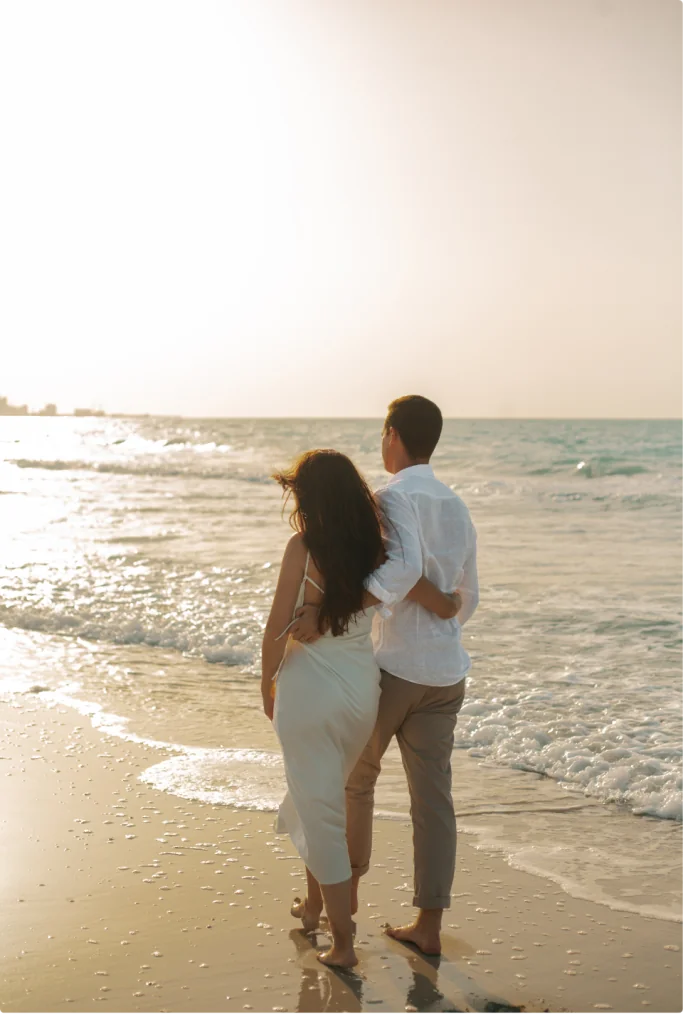Couple at the Beach Travel Agent