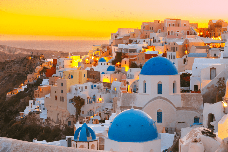 Santorini Greece Travel Agent - sunsets in Greece
